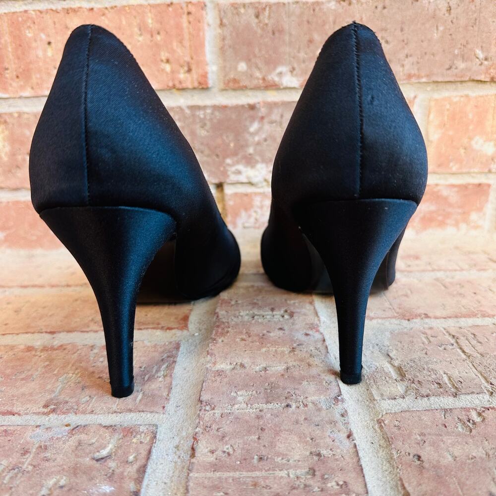 Adrianna Papell Boutique Black Heels Size 10 - Picture 6 of 9